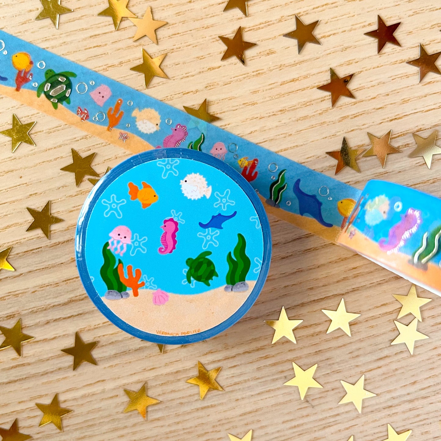 Holographic Sea World Washi Tape