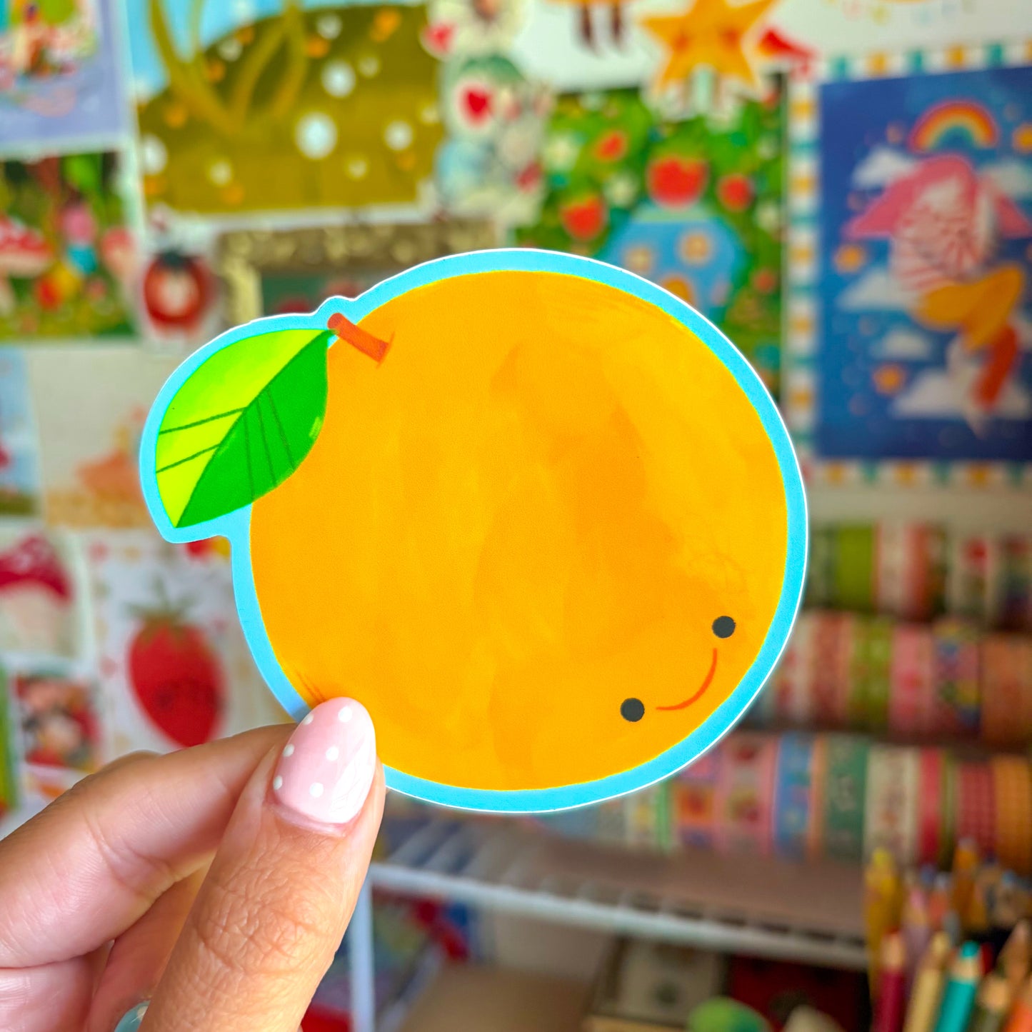 Clementine Big Head Sticker