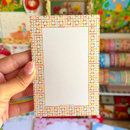 Quilt of Color Memo Pad