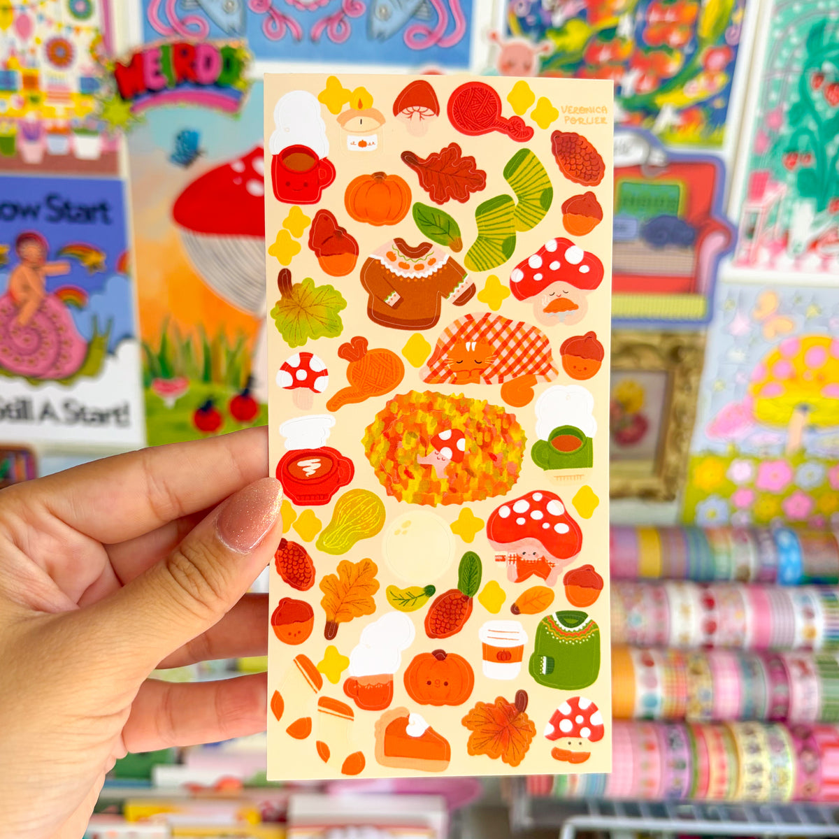 Harvest Moon Sticker Sheet