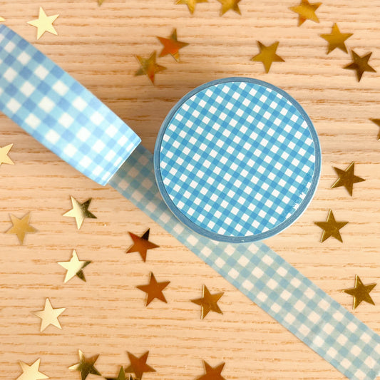 Blue Plaid Washi Tape