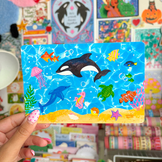 Sea Life Sticker Sheet