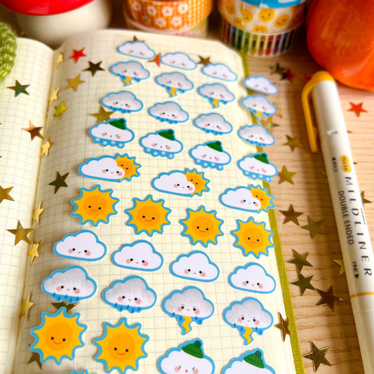 Weather Sticker Sheet (2 Pack)