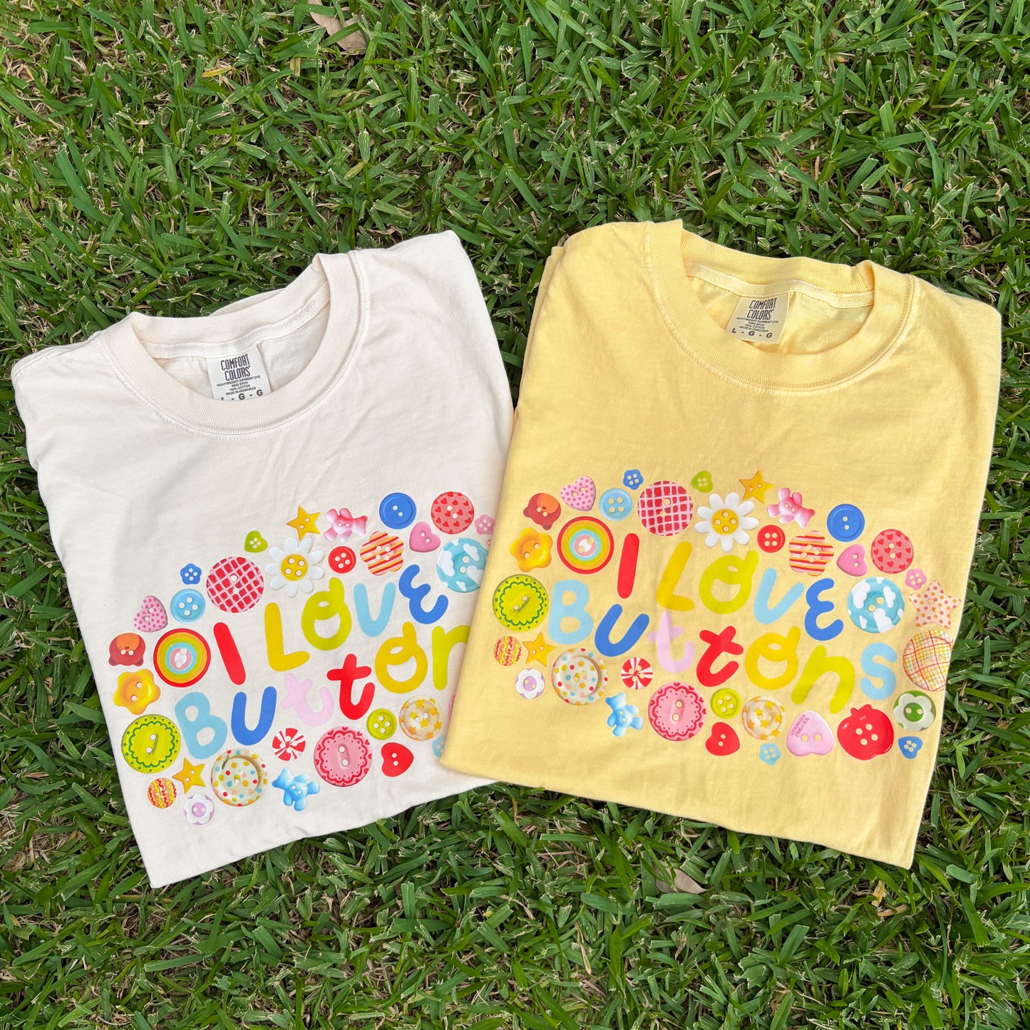 PRE-ORDER: I Love Buttons T-Shirt