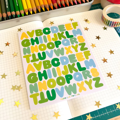 Frog Alphabet