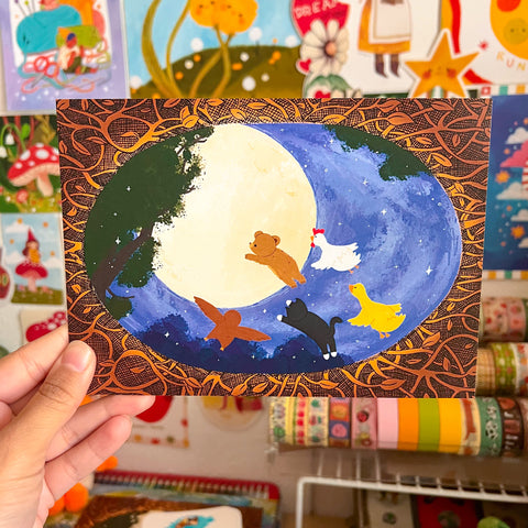 Little Bear Postcard Print