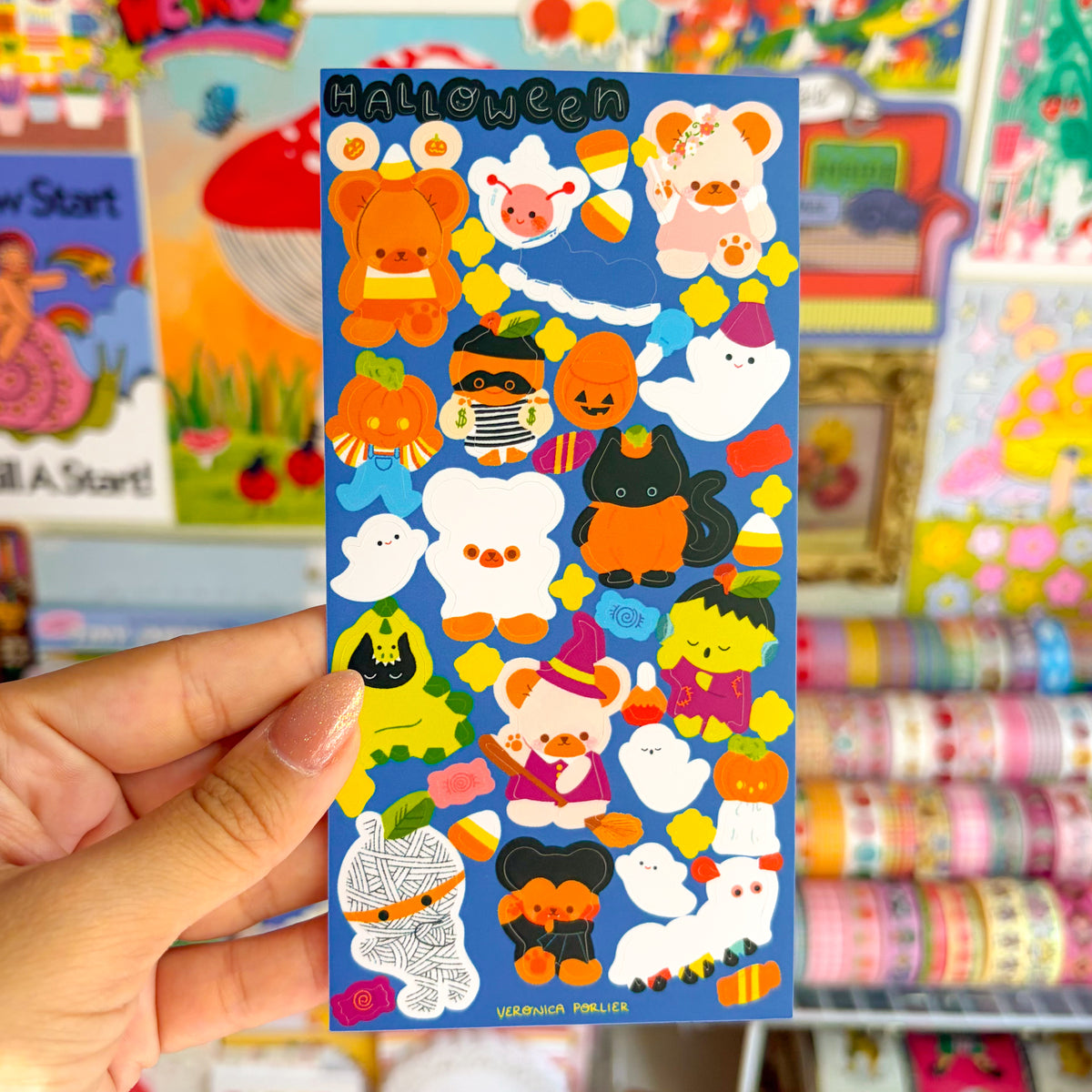 Lil' Trick or Treaters Sticker Sheet