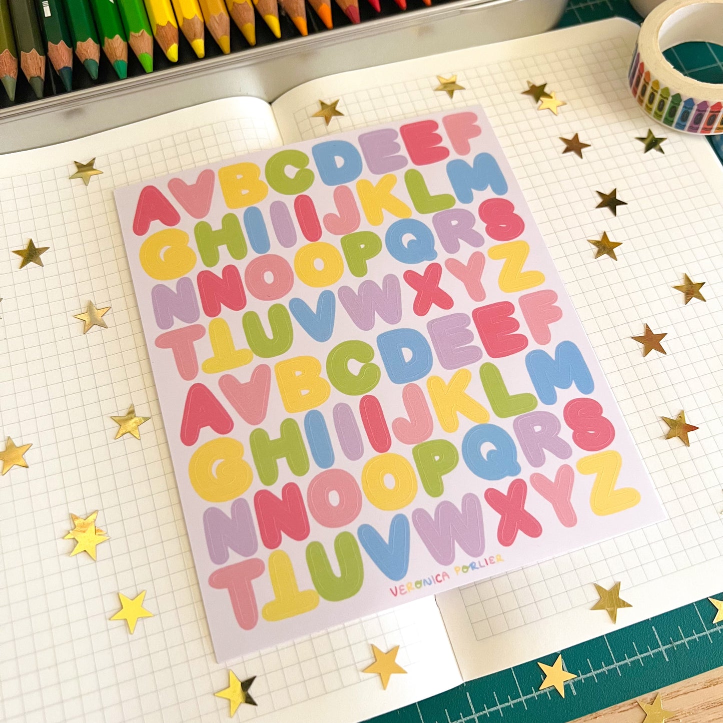 Cotton Candy Alphabet