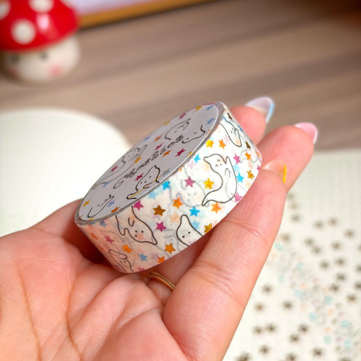 Ghosties Gold Foiled Washi Tape