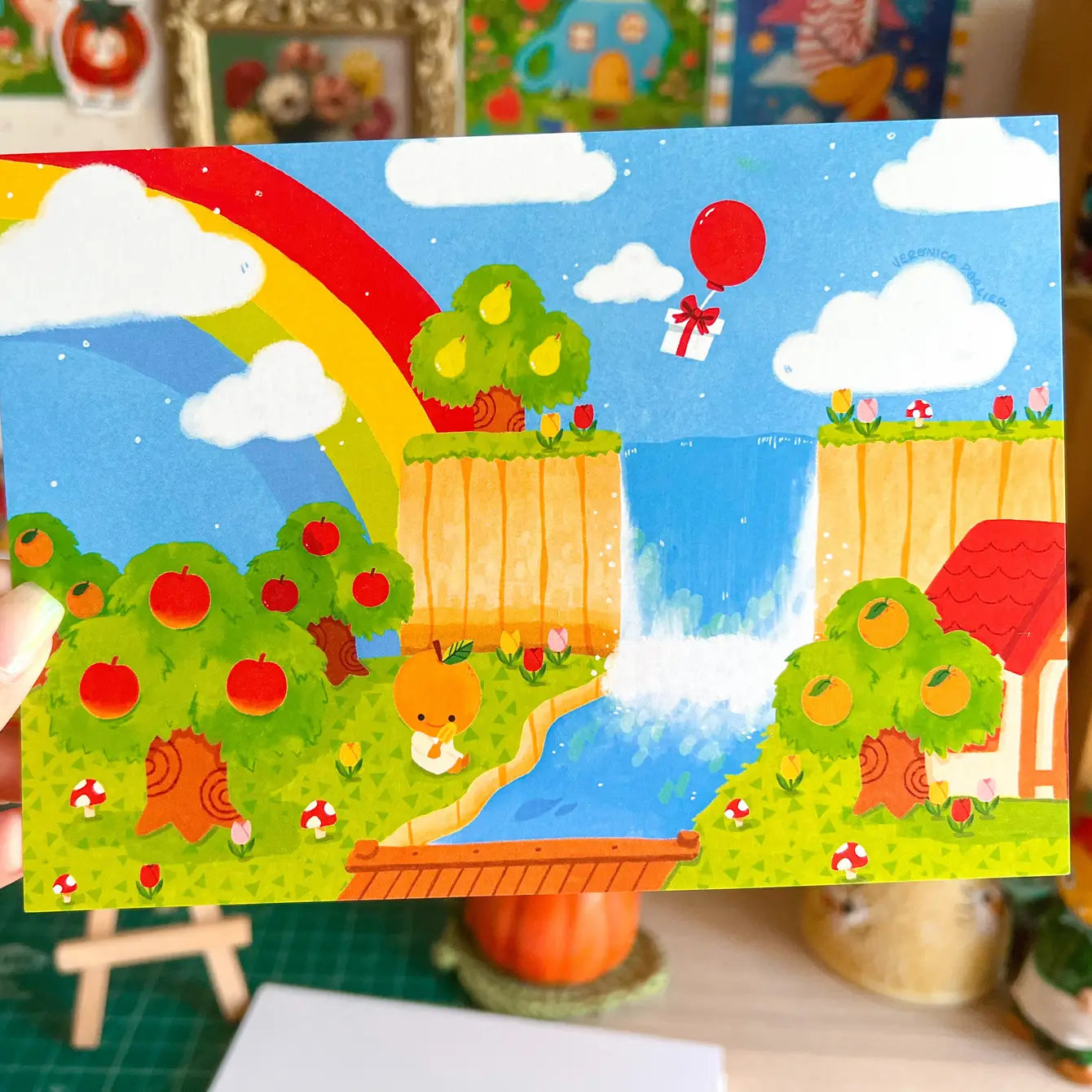 Animal Crossing Postcard Print