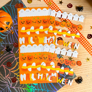 Halloween Garland Deco Sticker Sheet