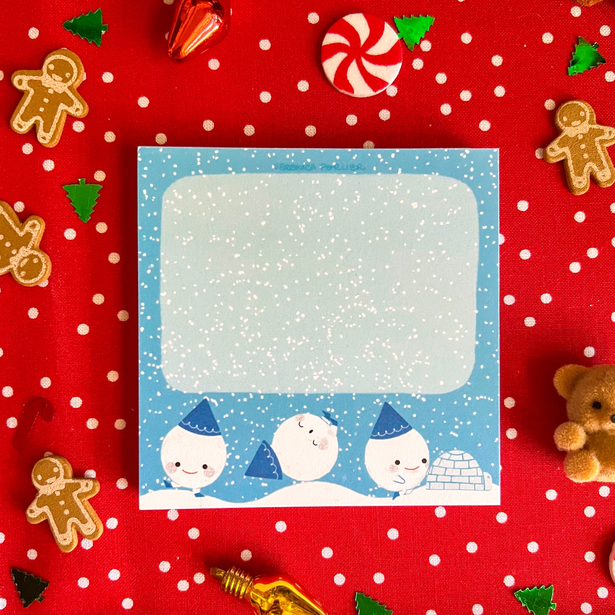 Snowman Memo Pad