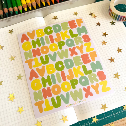 Cutesy Alphabet