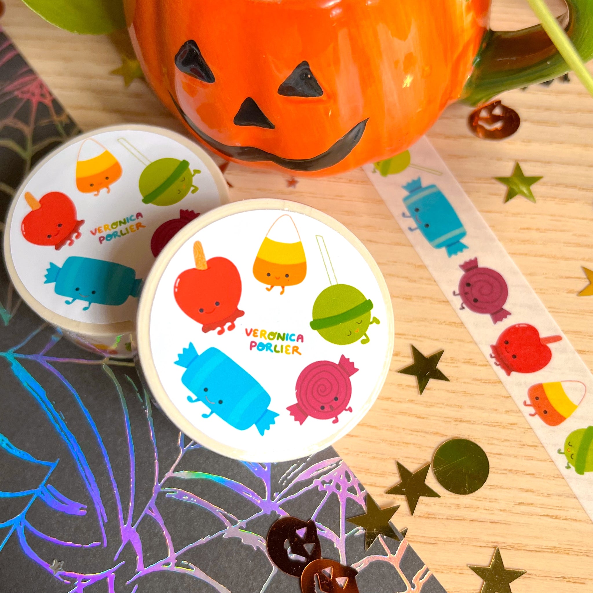 Halloween Candy Friends Washi Tape