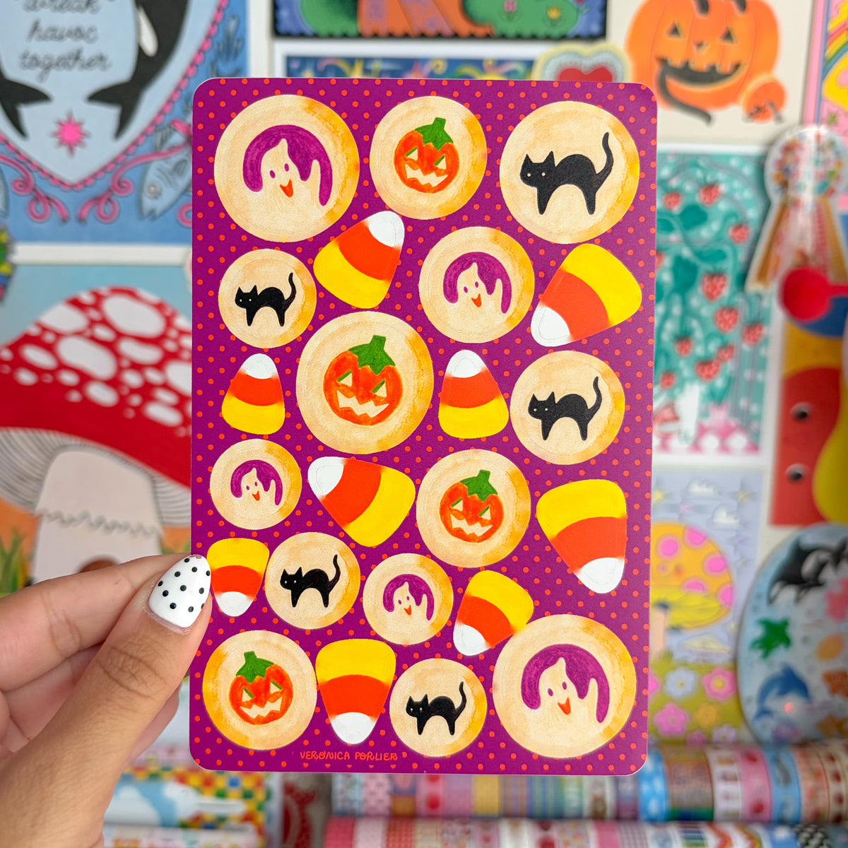 Spooky Cookies Sticker Sheet