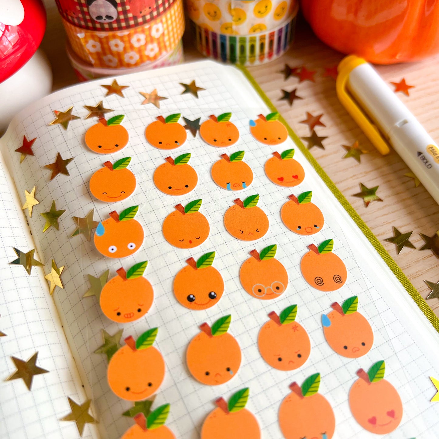 Clementine Emotions Planner Sticker Sheet (Set of 2)