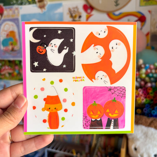 Spooky Icons Sticker Sheet