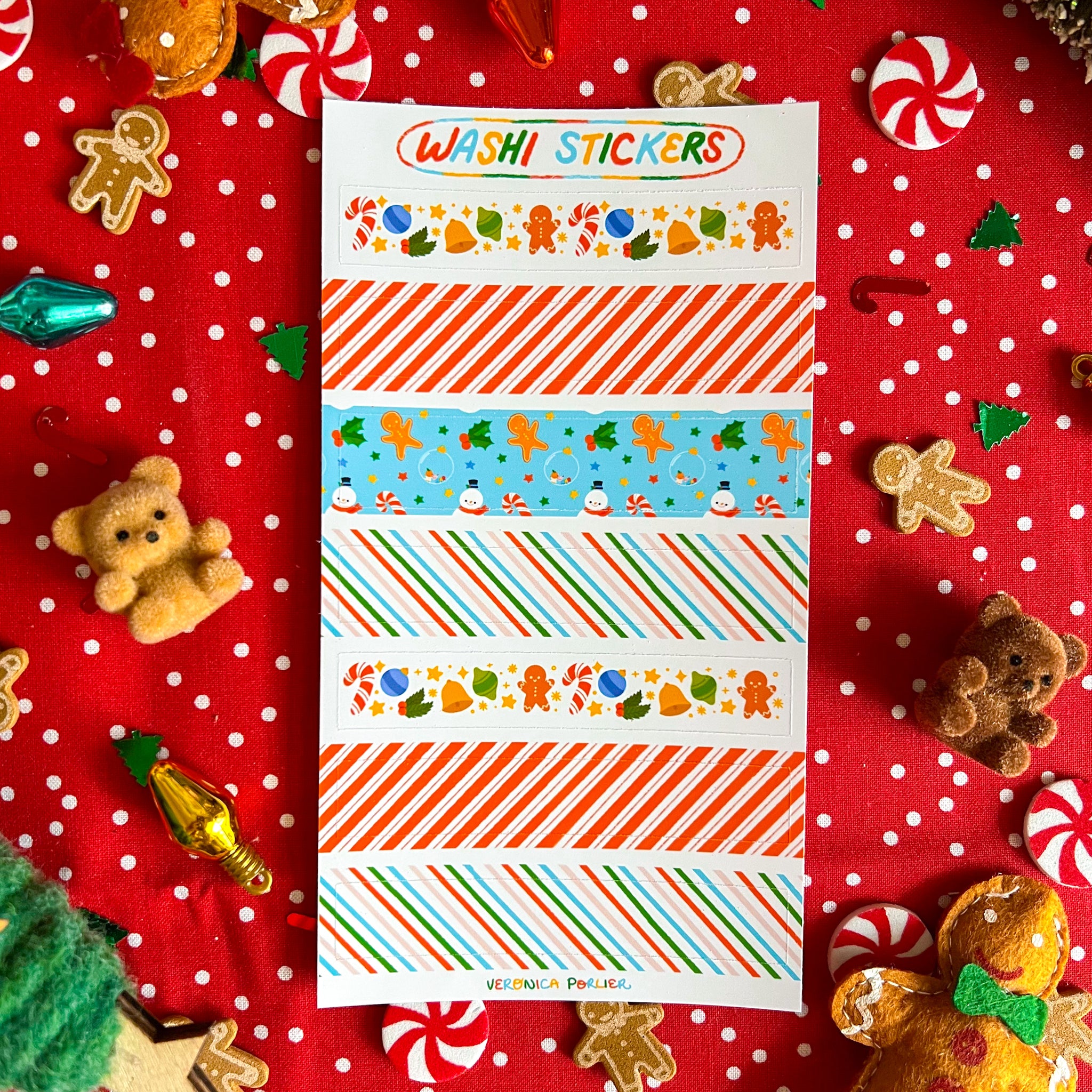 Christmas Washi Sticker Sheet