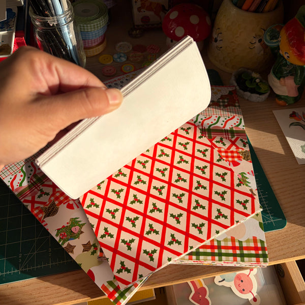 Holiday Christmas Scrapbook Paper Pad