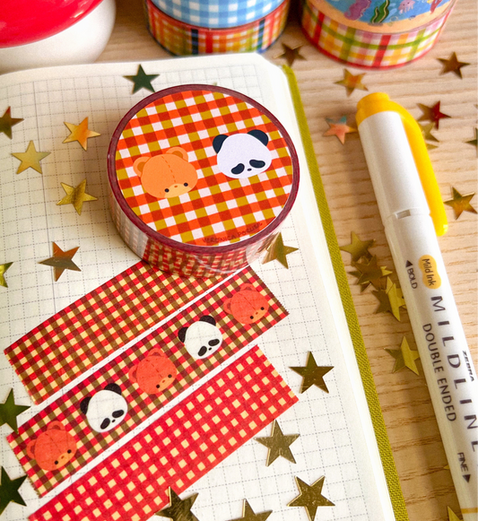 Panda & Teddy Washi Tape