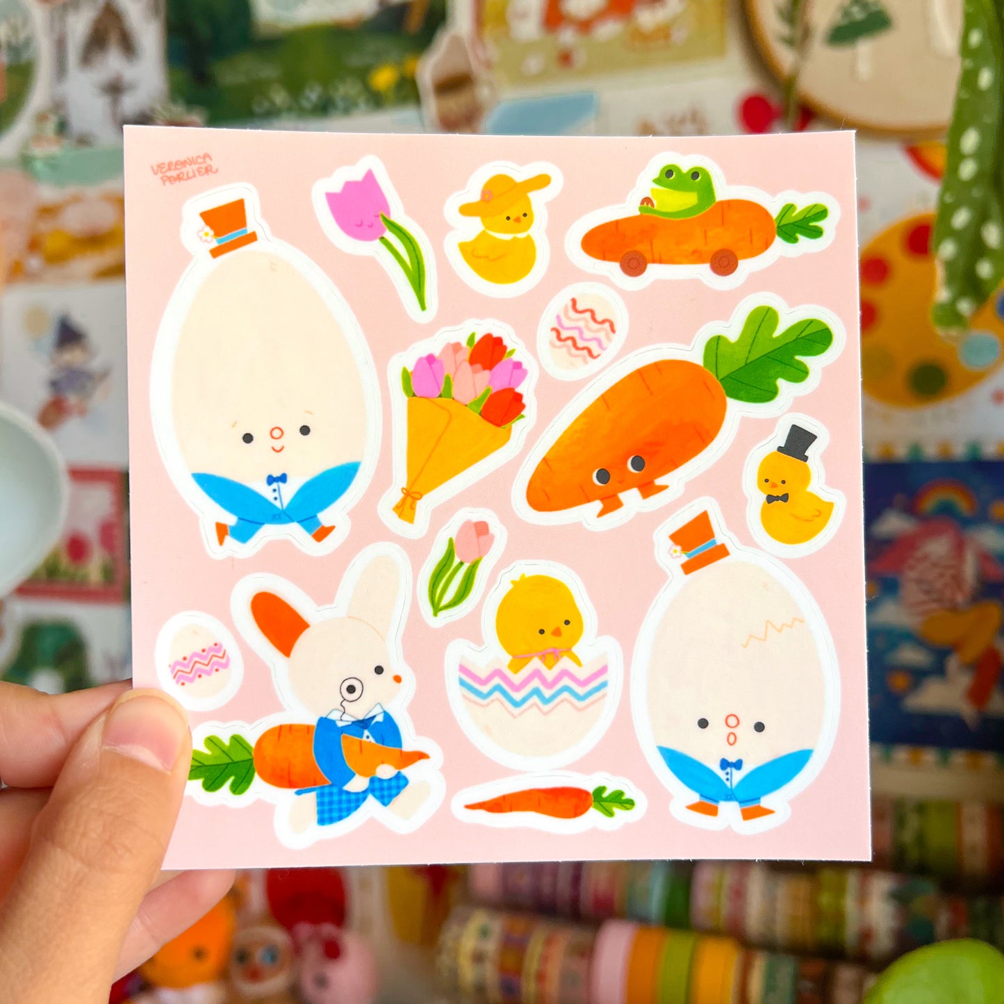 Springtime Friends Sticker Sheet