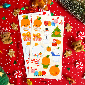 Clementine & Busy Christmas Sticker Sheet