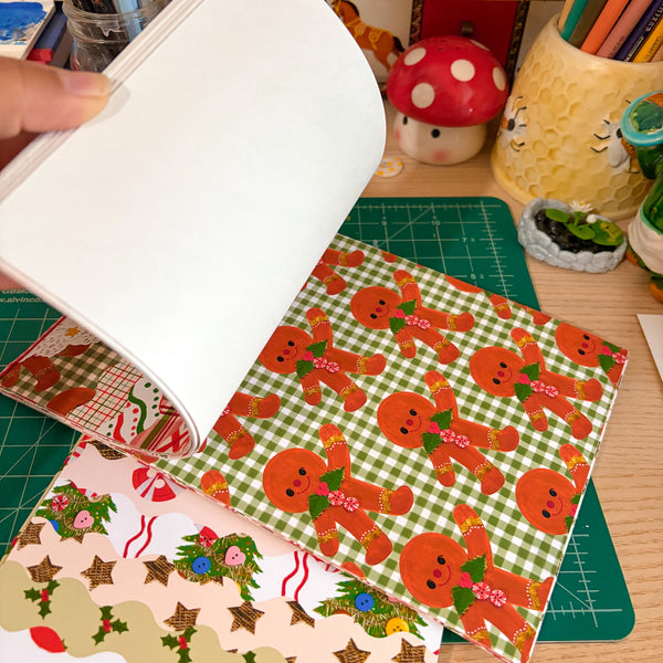 Holiday Christmas Scrapbook Paper Pad