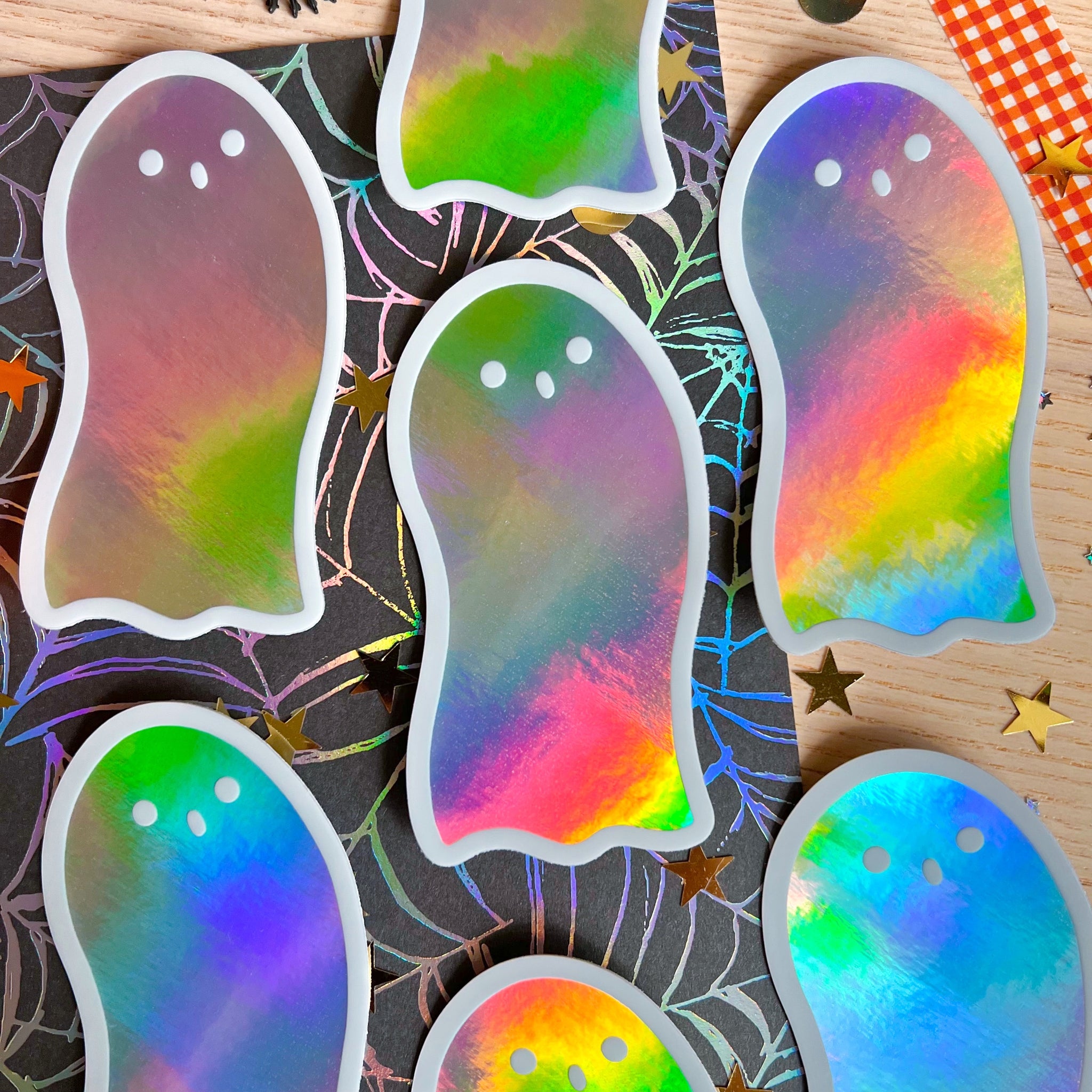 Holo Ghost Sticker