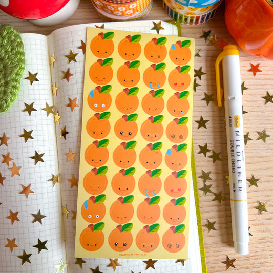 Clementine Emotions Planner Sticker Sheet (Set of 2)