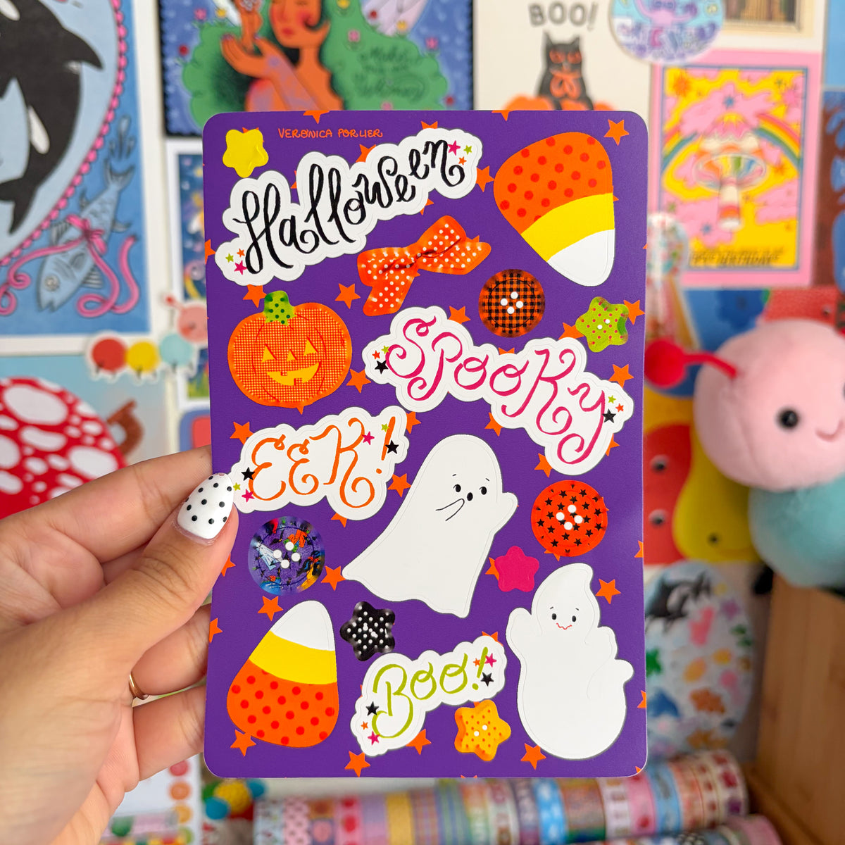 Buttons & Boos Sticker Sheet