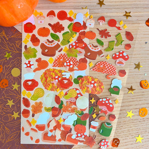 Cozy Fall Vibes Sticker Sheet