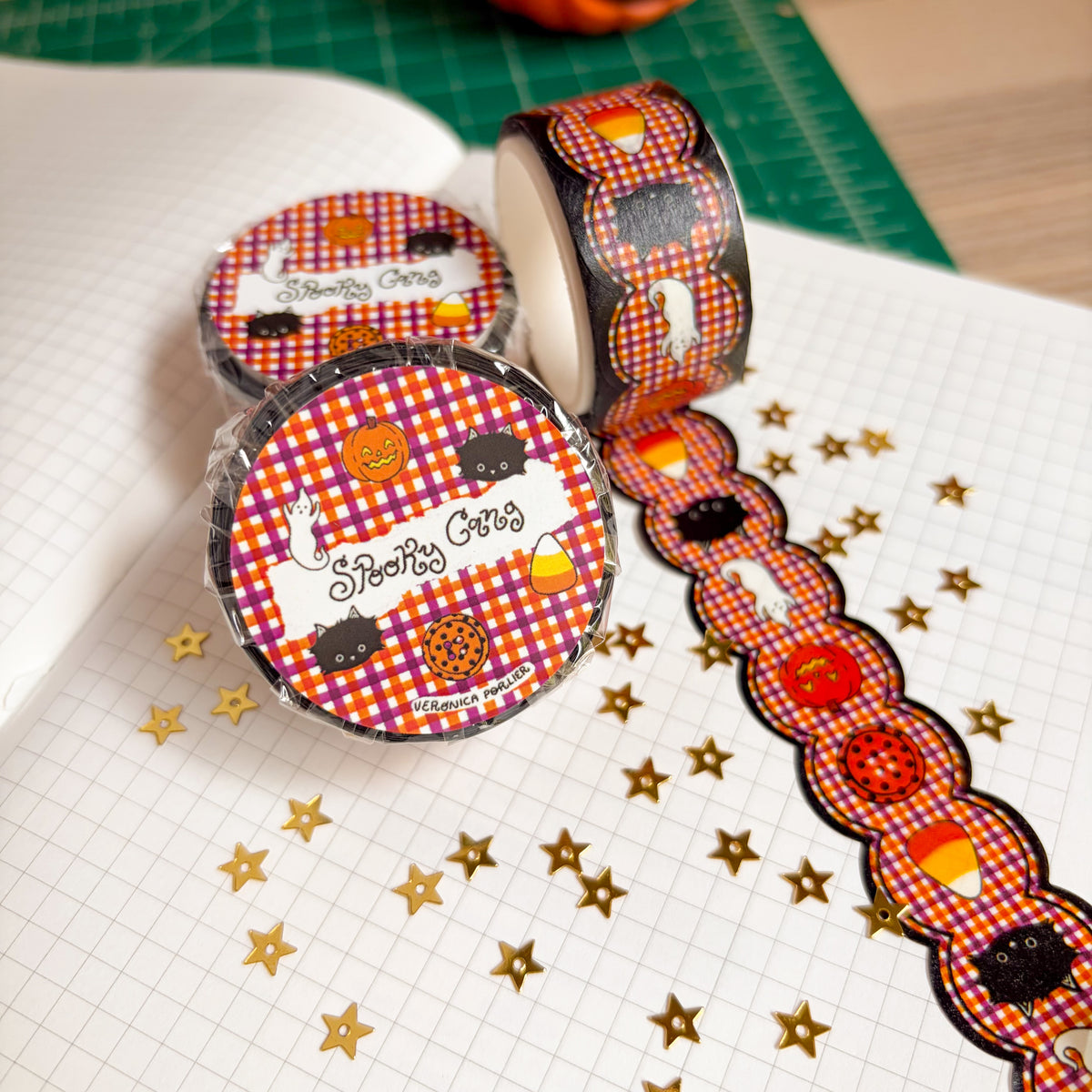 Spooky Gang Diecut Washi Tape