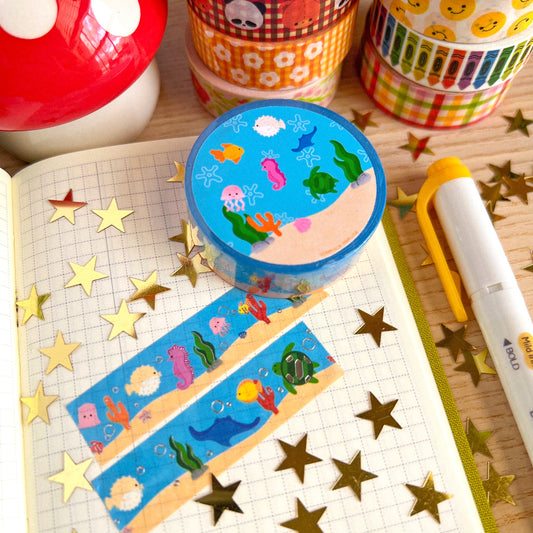 Holographic Sea World Washi Tape