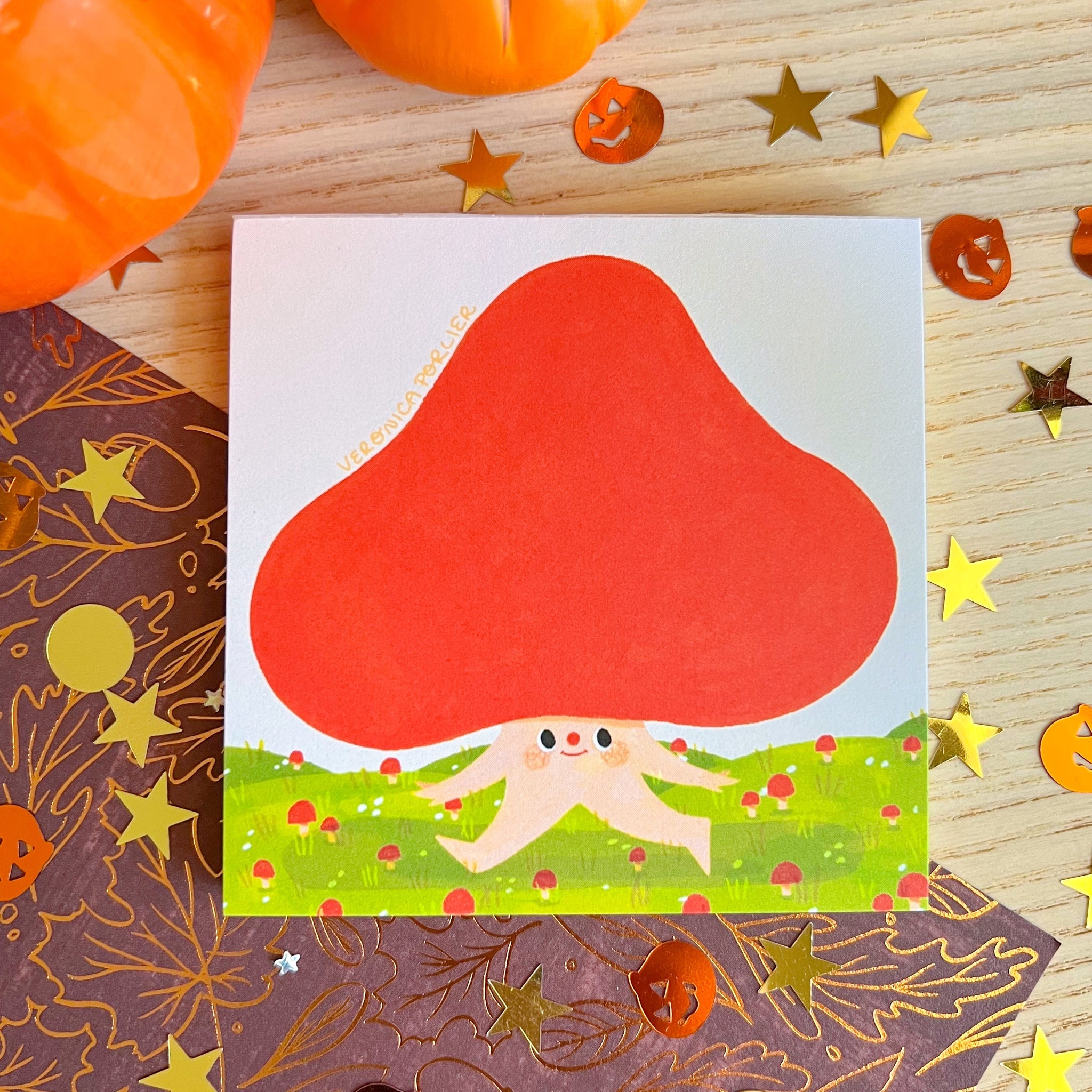 Mushroom Memo Pad