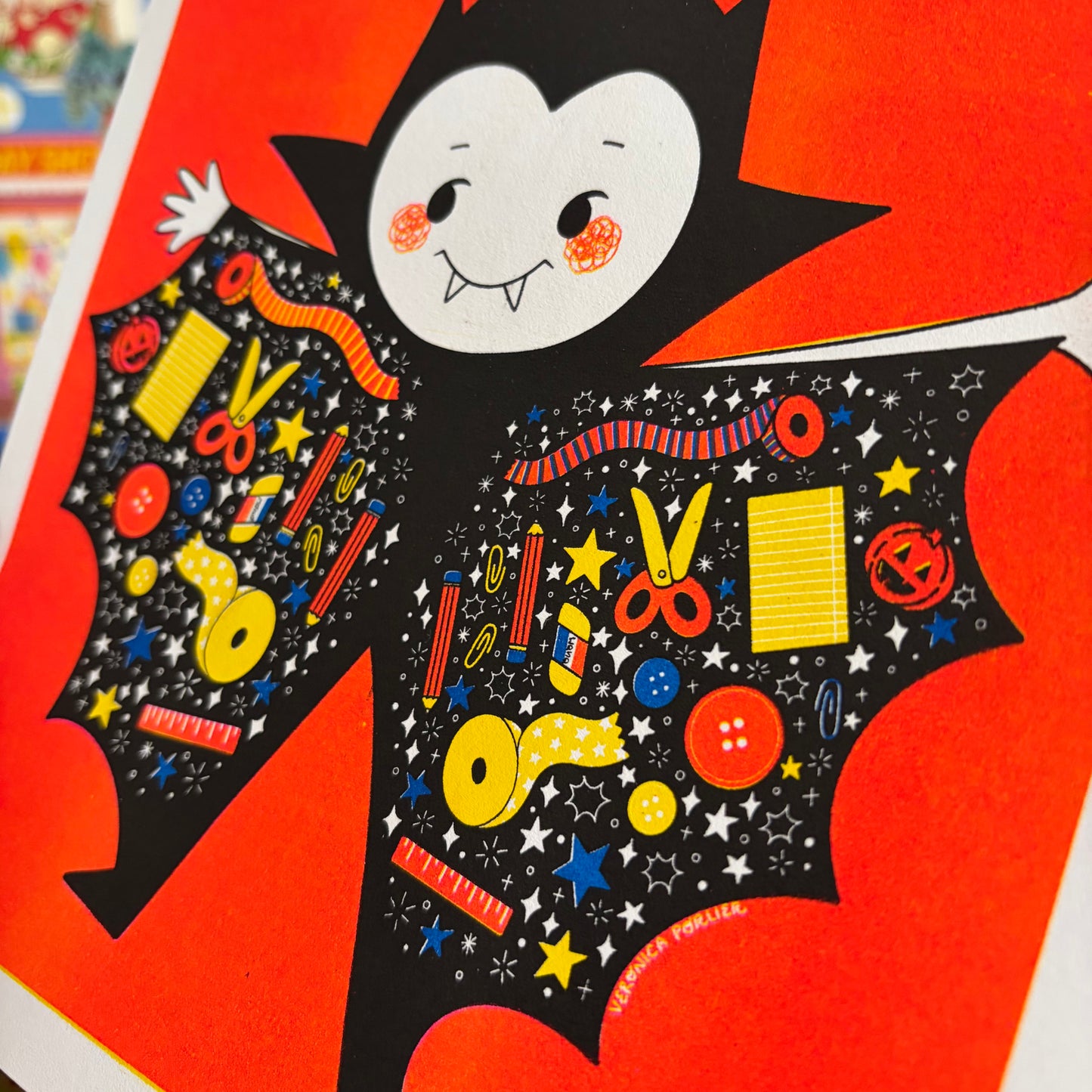 Dracula’s Stationery Risograph Print