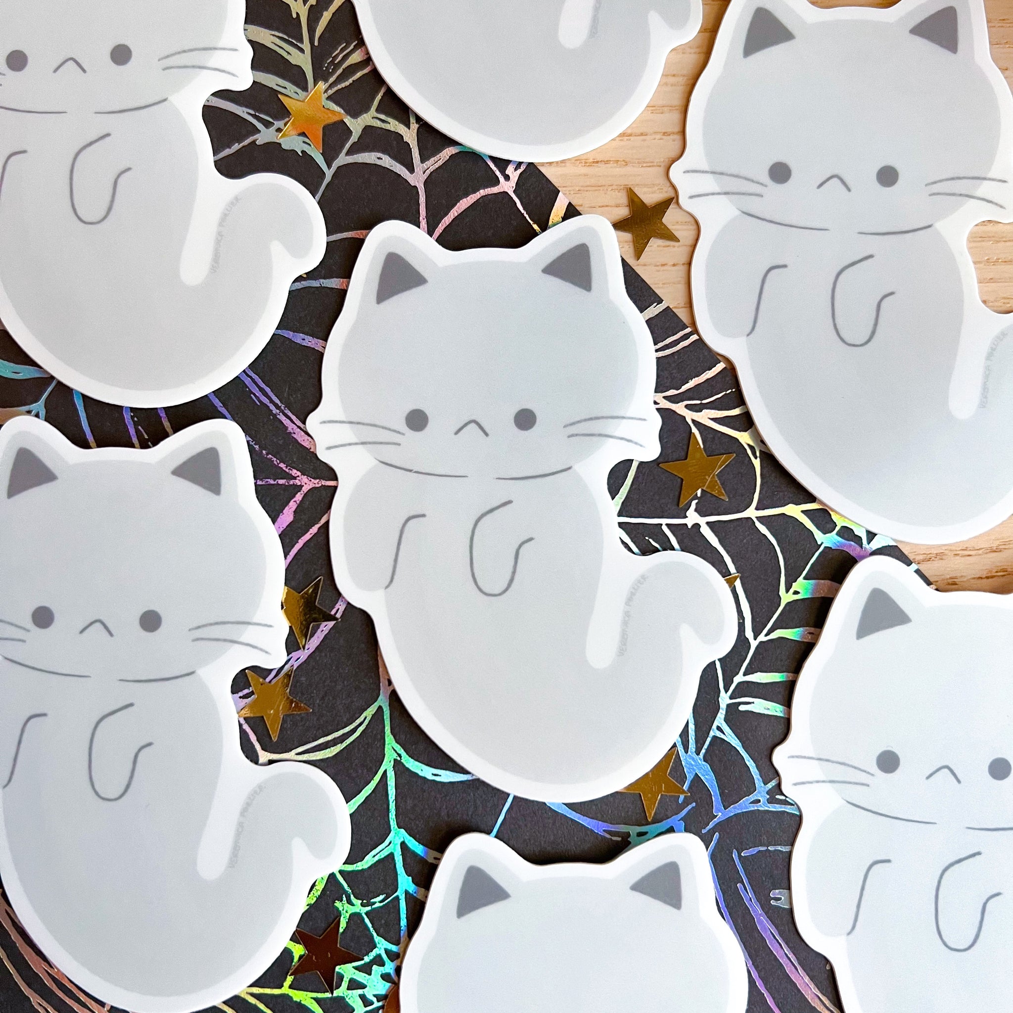 Ghost Cat Sticker