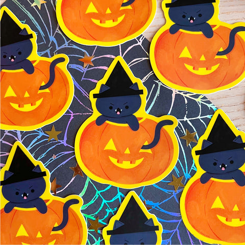 Witchy Cat Sticker