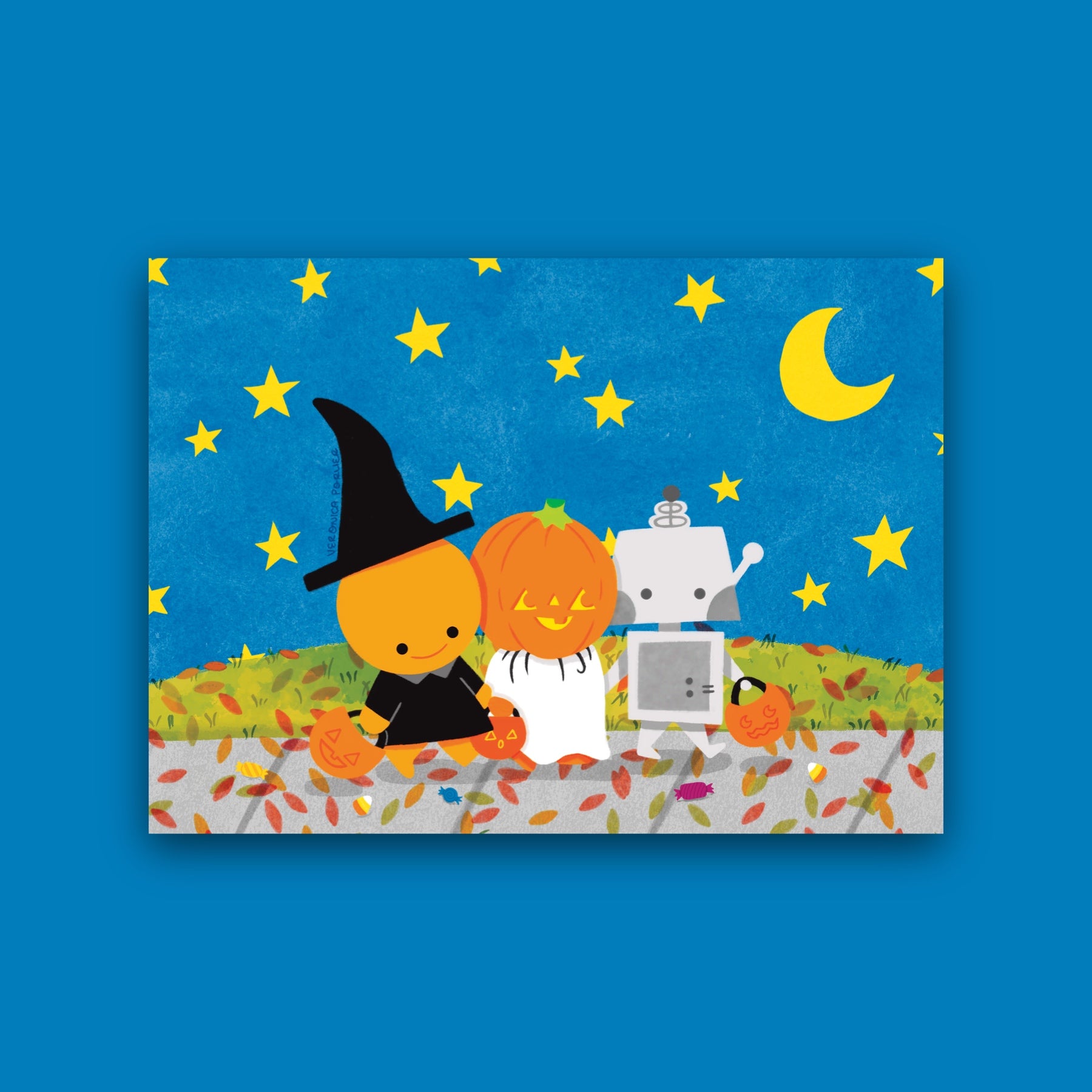 Trick or Treaters Print