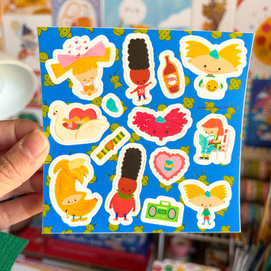 Hey Arnold Sticker Sheet