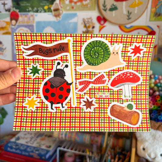 Little Ground Friends Sticker Sheet