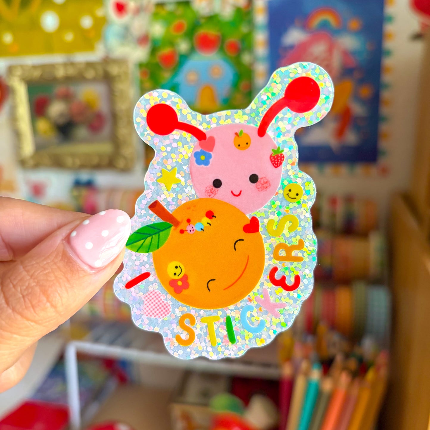 I <3 stickers Busy Bug & Clementine Sticker