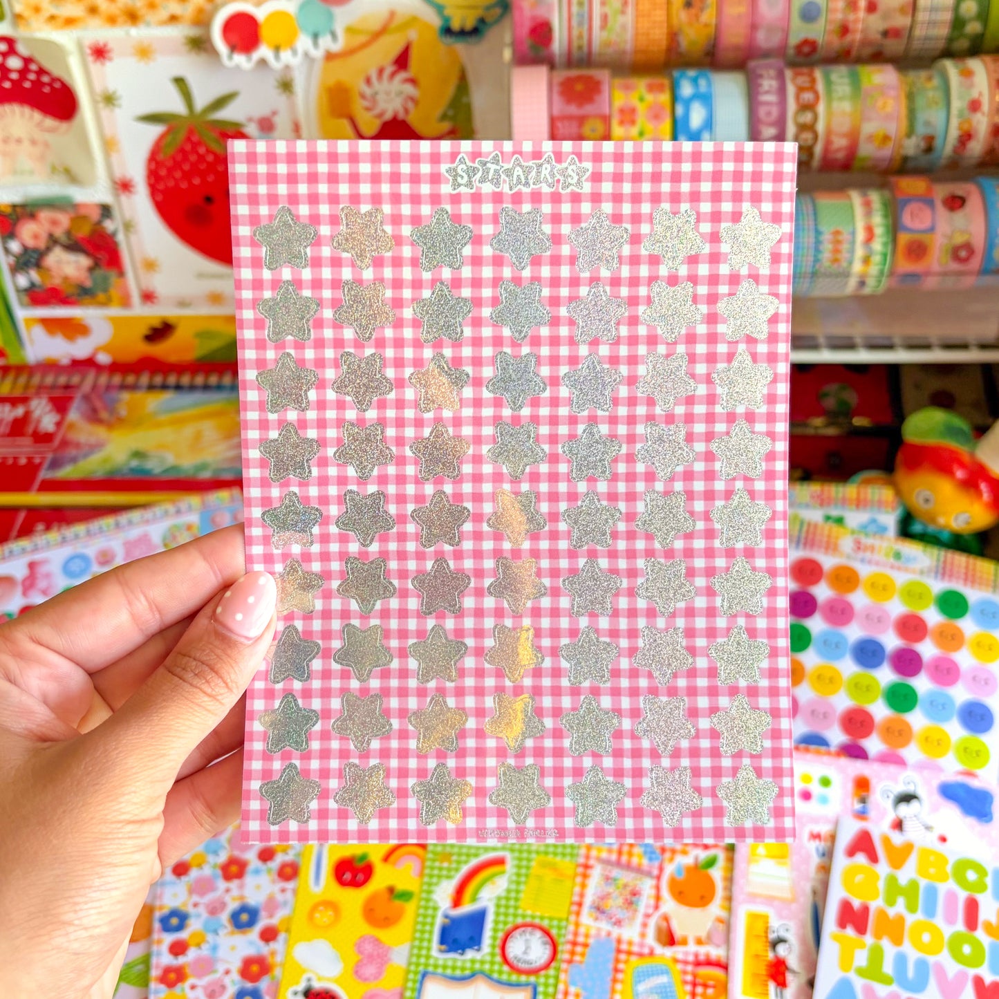 Star Glitter Sticker Sheet