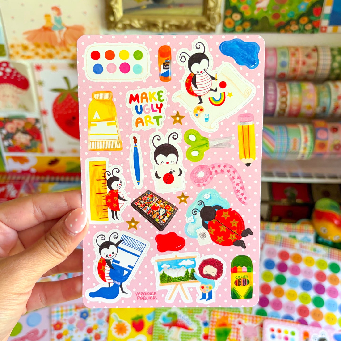 Make Ugly Art Sticker Sheet