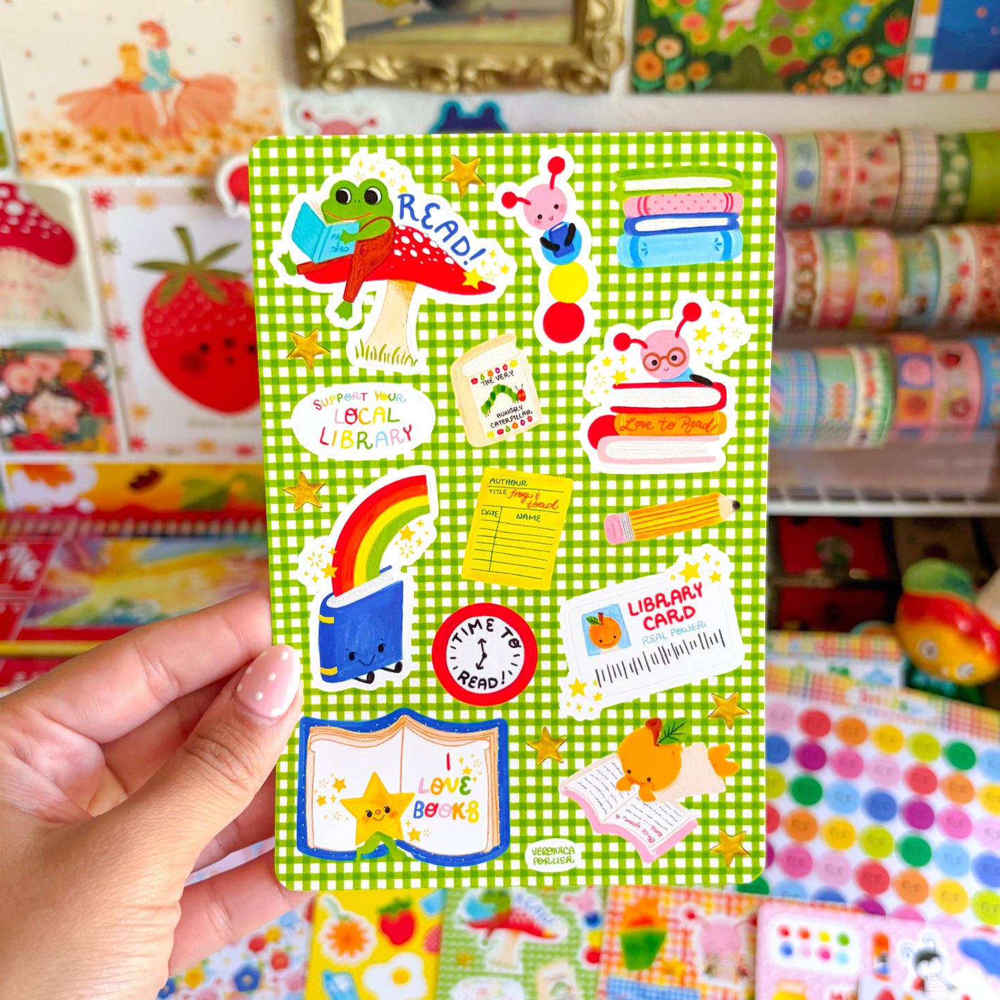 I Love To Read Sticker Sheet
