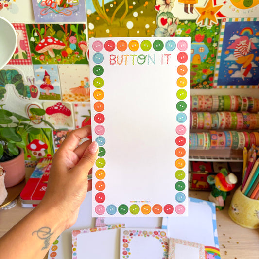 Button It Jumbo Memo Pad