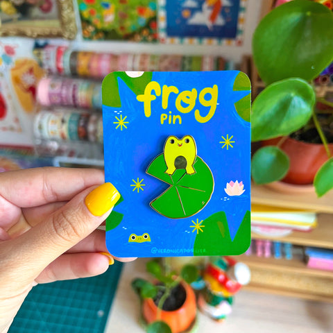 Frog Enamel Pin