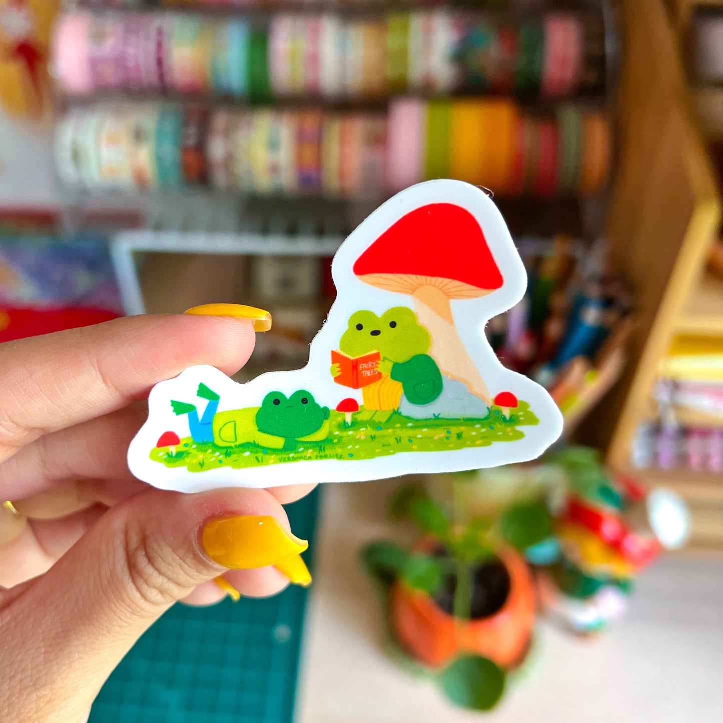 Frog and Toad Sticker