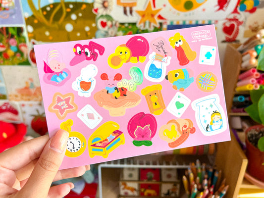 Alice Sticker Sheet (Set of 2)