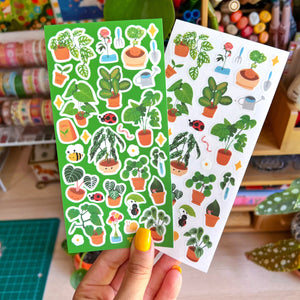 Plant Friends Clear Sticker Sheet