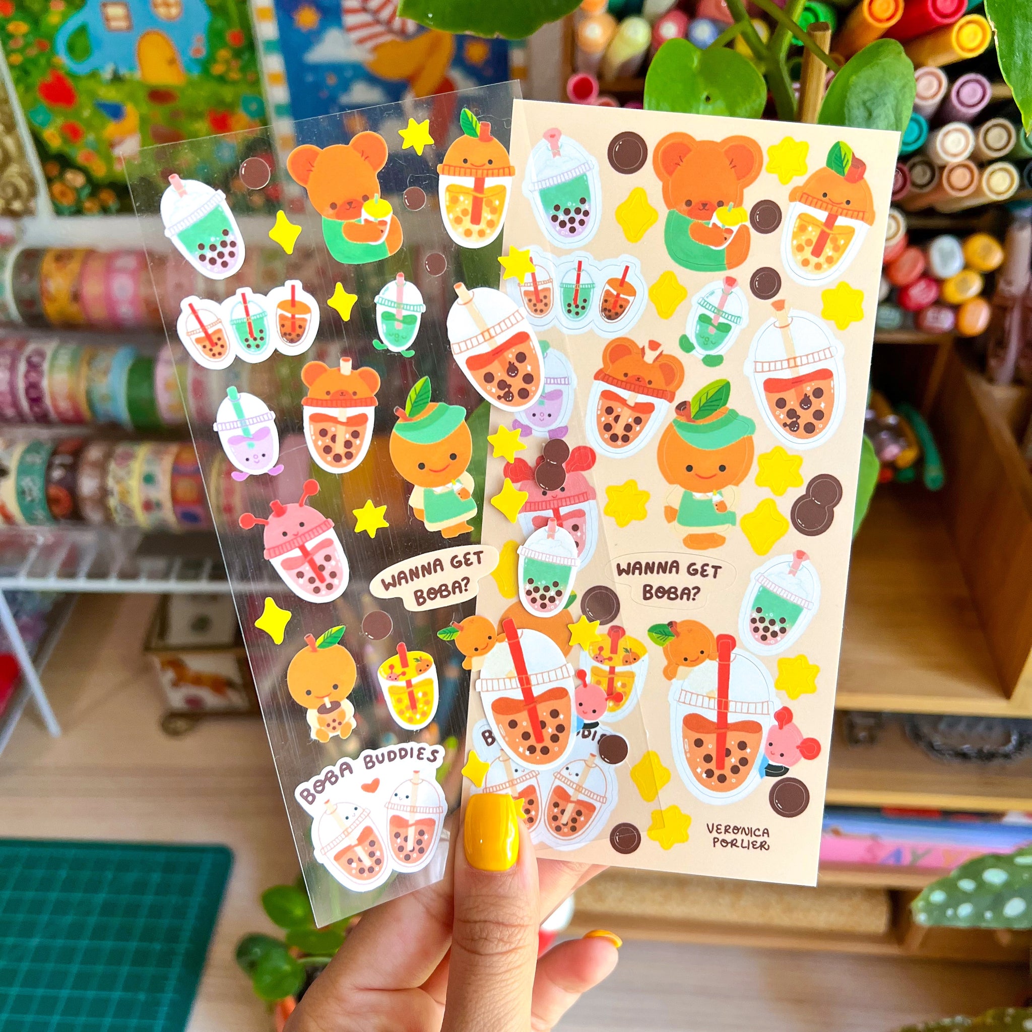 Boba Buddies Sticker Sheet